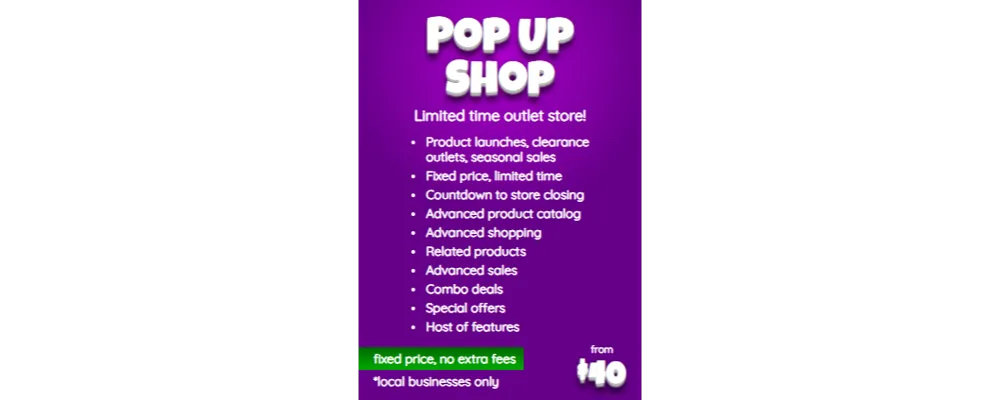 Pop Up Shop