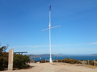 Flagpole and Signal Mast
