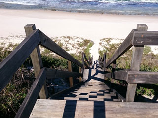 Steps to the Beach